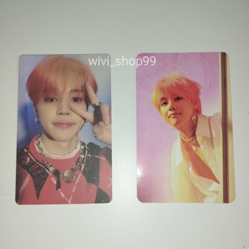 Photocard BTS official Jimin Taehyung - Photocard BTS Persona - PC Taehyung V Love Yourself - pc KPO