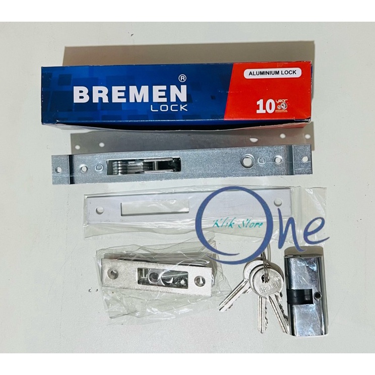 Prioritas Kunci Pintu Sliding  Kunci Pintu Geser Set Bremen  Weldom  Strong AL OCD 5124 Belluci Pint