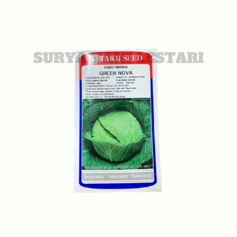 Benih Kubis Hibrida Green Nova 20 ML