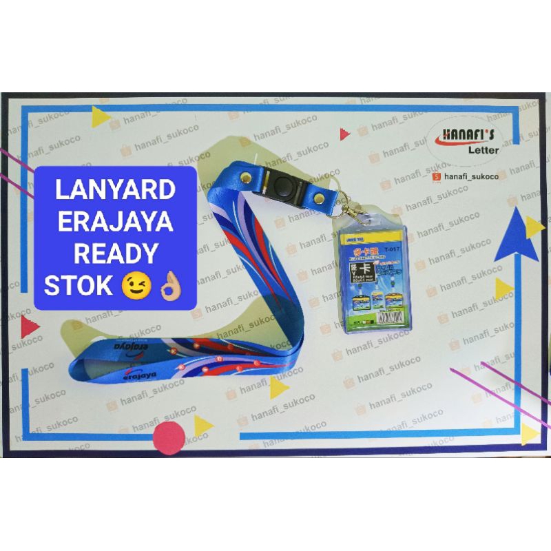 

EREJAYA TALI ID CARD ERAJAYA [READY STOK] LANYARD PRINTING SATUAN