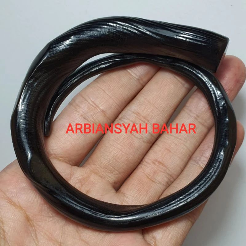GELANG AKAR BAHAR HITAM SUPER BERSERAT