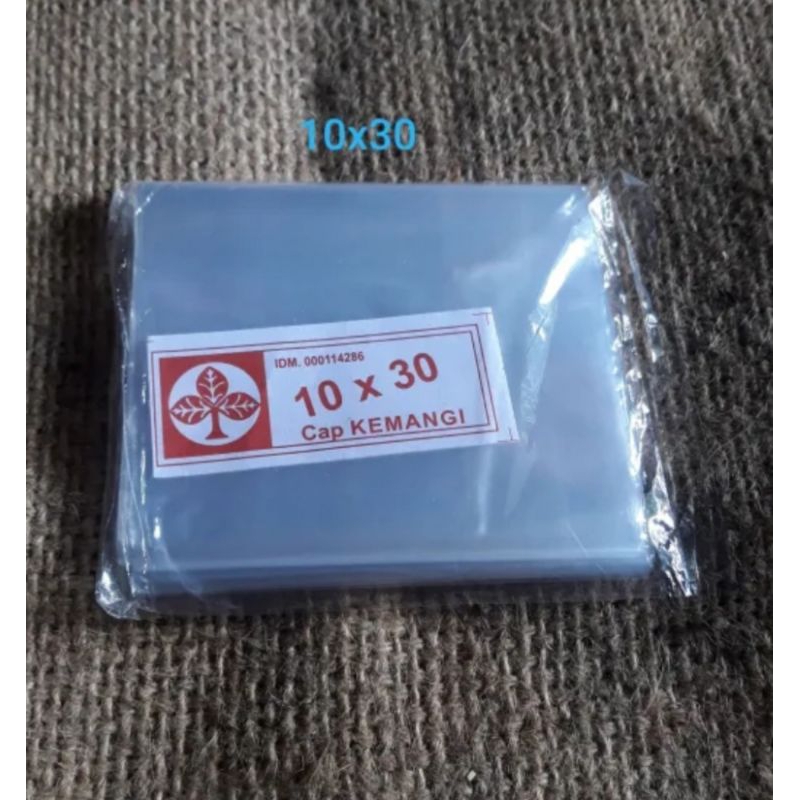 PLASTIK TAHU TEMPE 10X30 PLASTIK PP BENING TIPIS 10X30