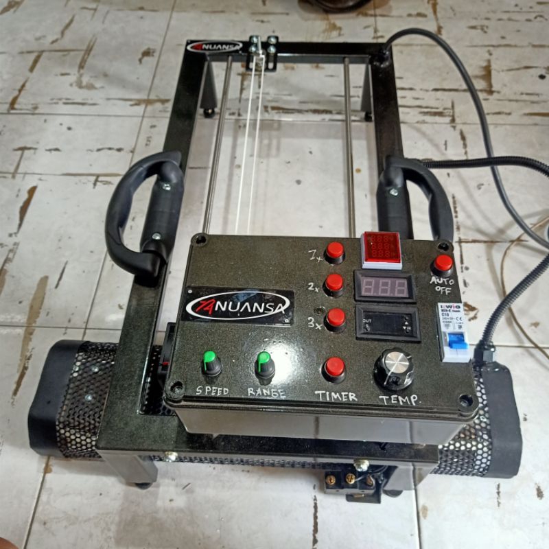 lampu panjang 55cm matang rata sampai pinggir, flashcure curing sablon plastisol otomatis auto slide