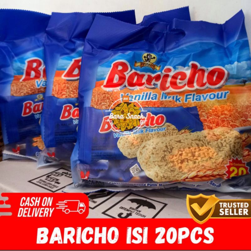 

SNACK BARICHO BRITOBAR VANILLA OUT ISI 20pcs