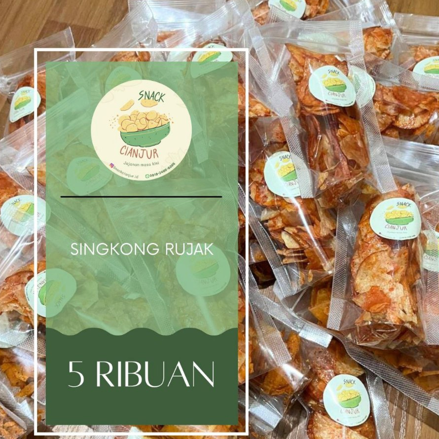 

KRIPSET SINGKONG BALADO CEMILAN SNACK KERIPIK PEDAS