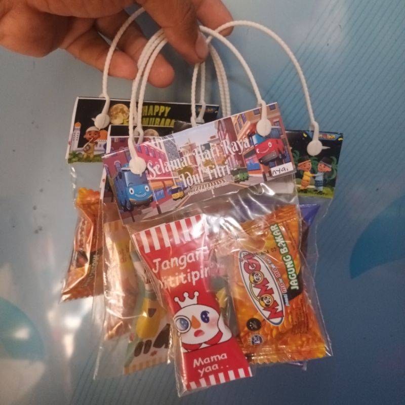 

plastik snack lebaran dan amplop permen lebaran