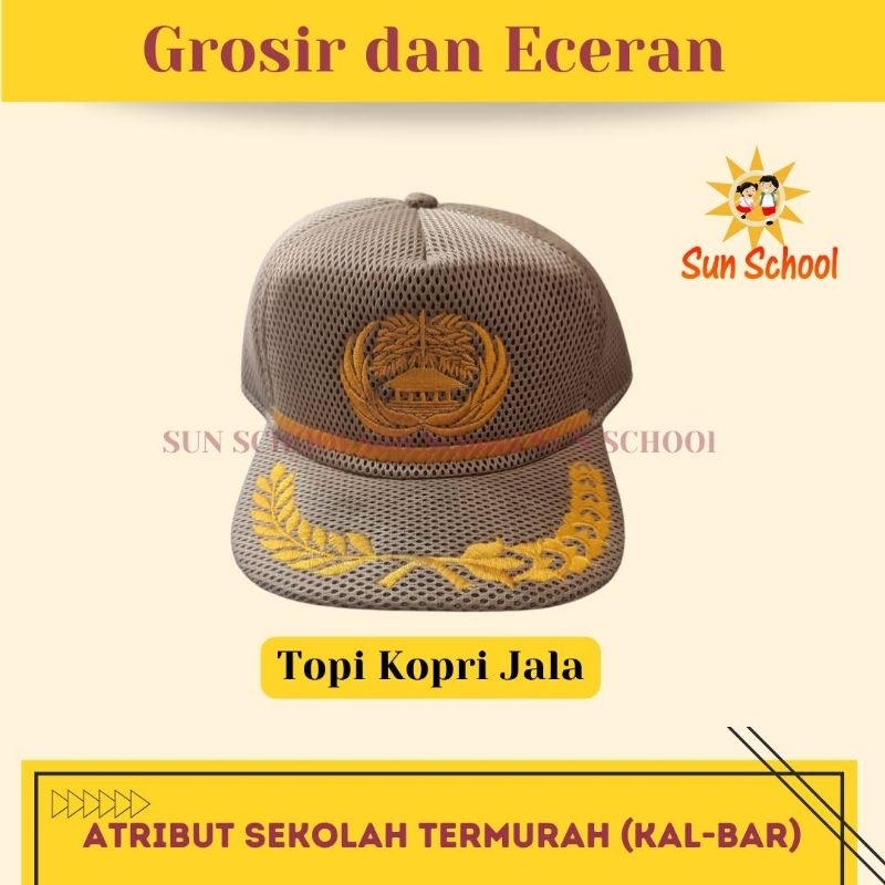 

ECER DAN GROSIR TOPI PNS JARING/PADI KAPAS JARING