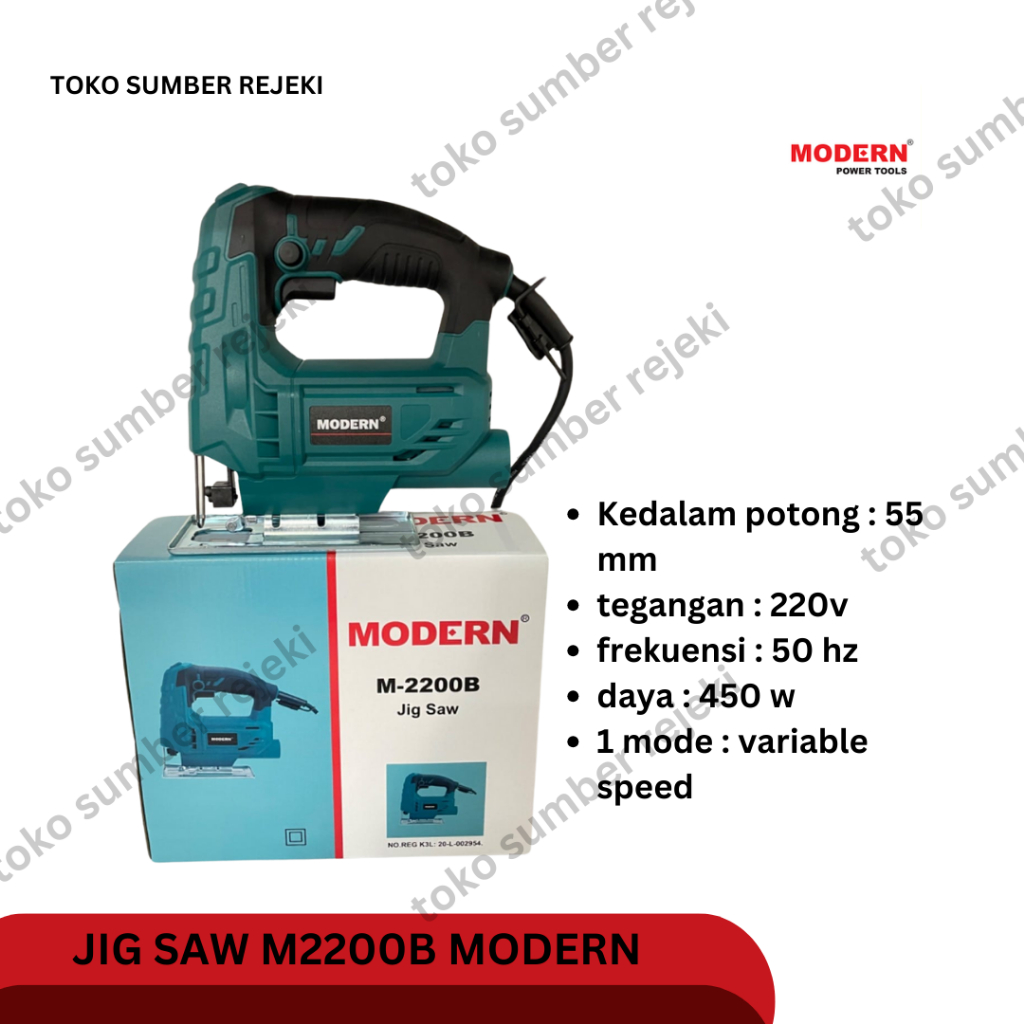 Mesin jigsaw M-2200B Modern / mesin jigsaw modern / mesin gergaji kayu / mesin potong