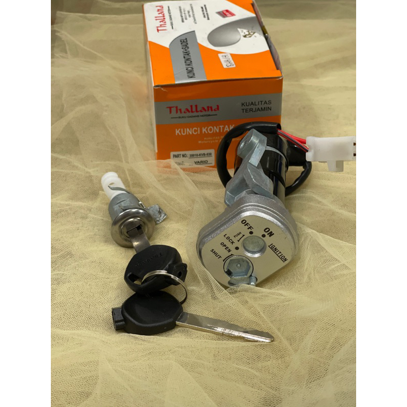 [1 SET] KUNCI KONTAK MOTOR VARIO SET KUNCI JOK KONTAK ASSY VARIO 110