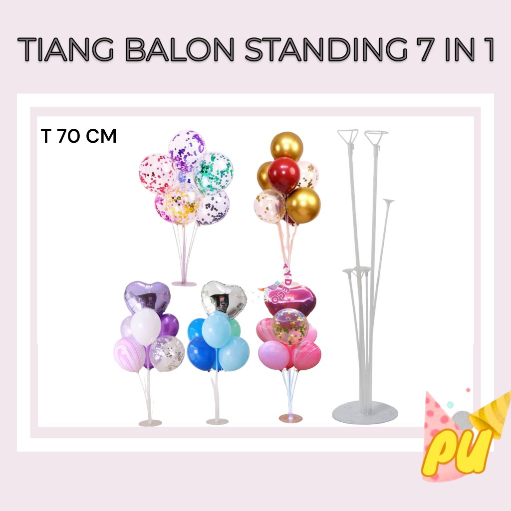 Tiang Balon Standing 7 In 1 / Tiang Dekorasi Ulang Tahun
