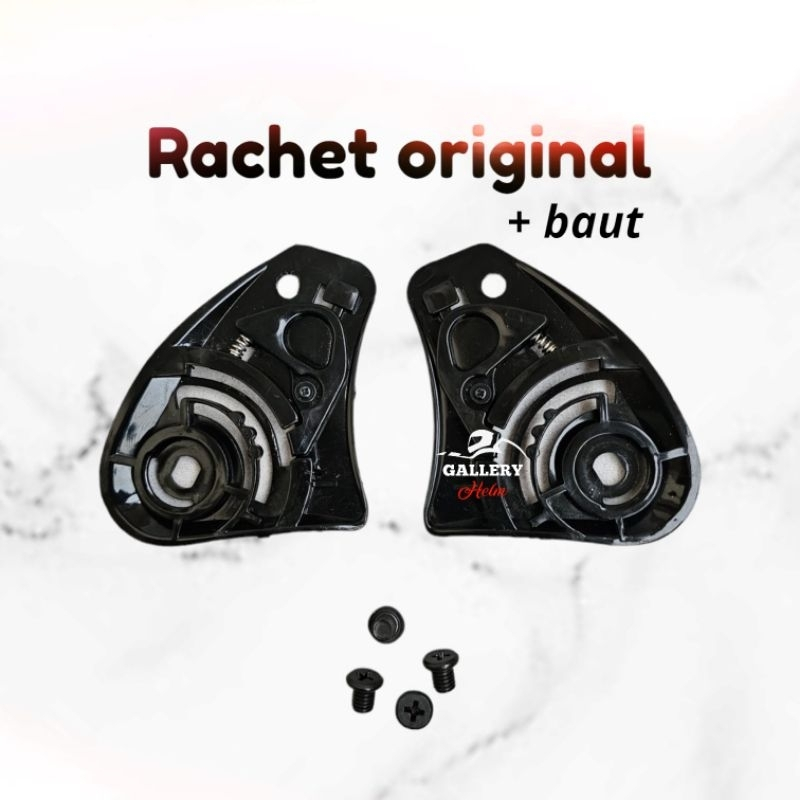 Rachet Helm Kyt galaxy DJ Maru INK Centro Dudukan Kaca Helm Kupingan Helm