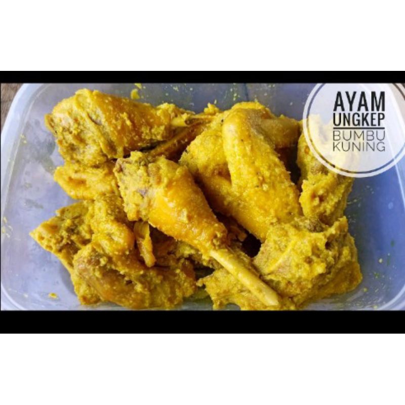 

ayam ungkep kuning & ayam ungkep pedas