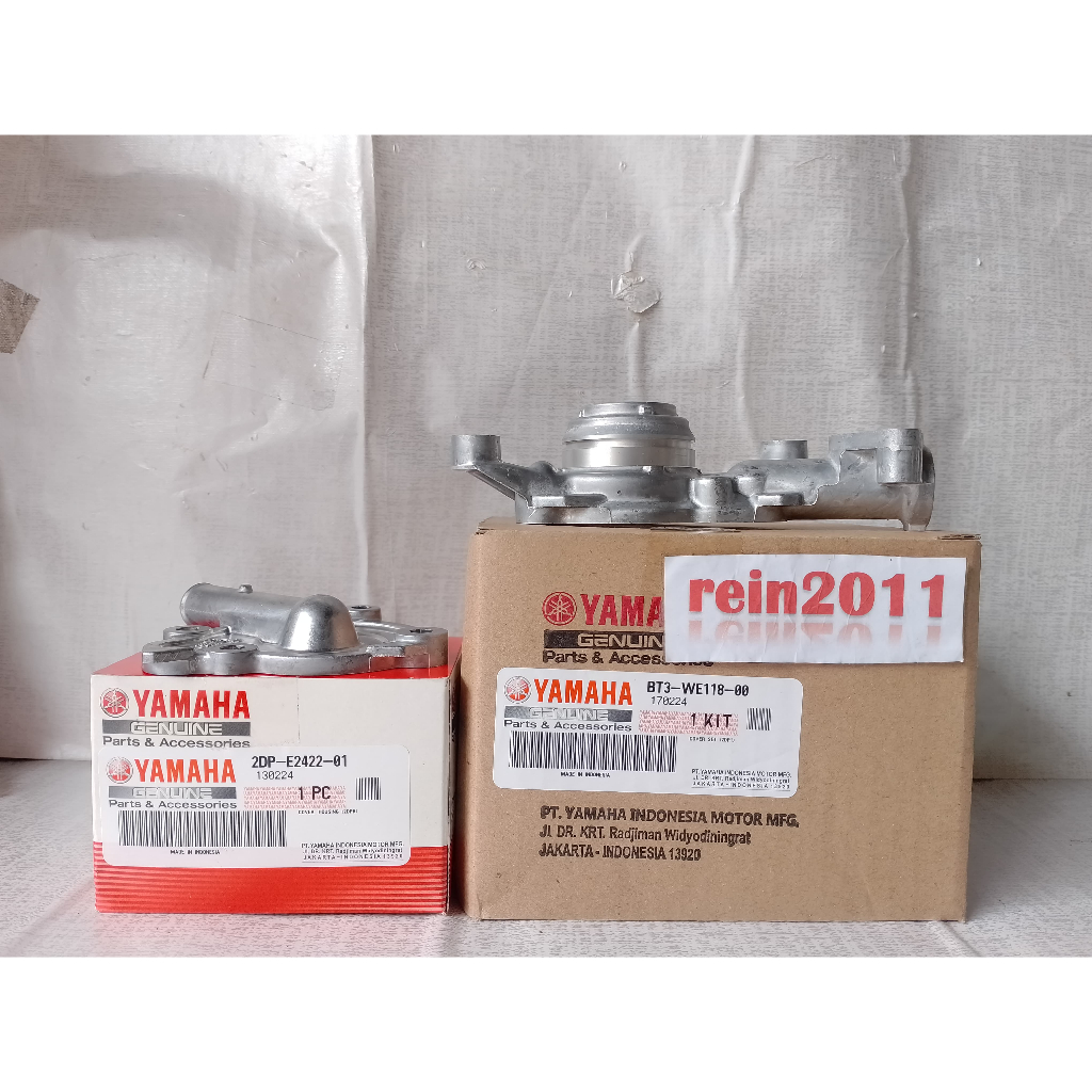 TUTUP COVER SET WATER PUMP NMAX VIXION R ASLI ORI YAMAHA BT3 WE118 00