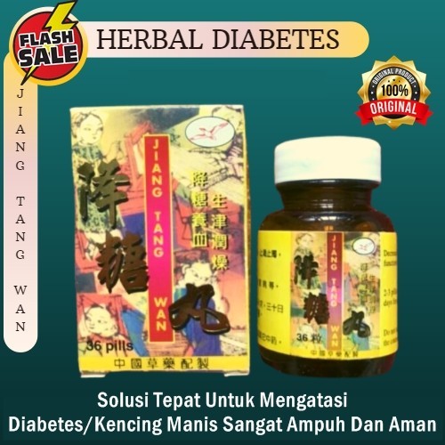 JIANG TANG WANG Obat Herbal Diabetes Kencing Manis Ampuh Original
