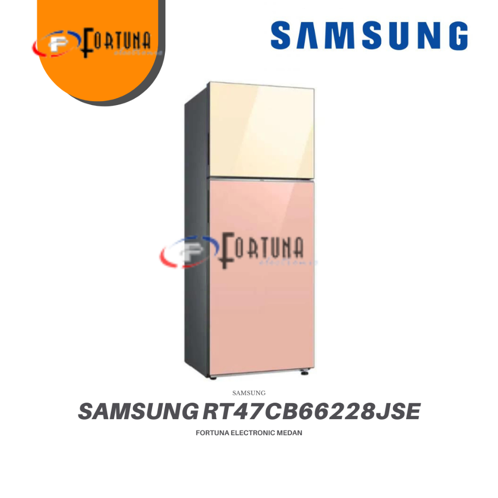 SAMSUNG RT47 RT47CB66228JSE KULKAS 2 PINTU UNGKEP COMPARTMENT 465L