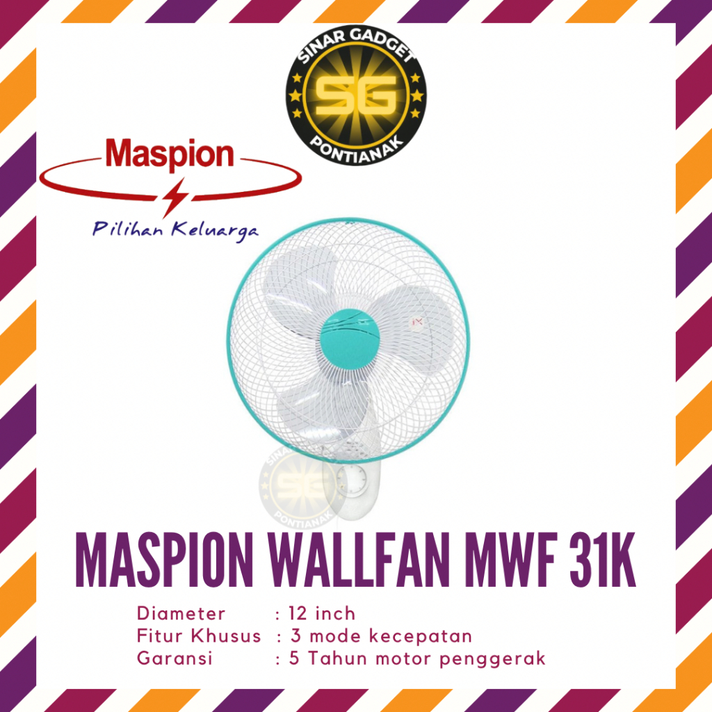 Maspion Wallfan - Kipas Dinding Maspion