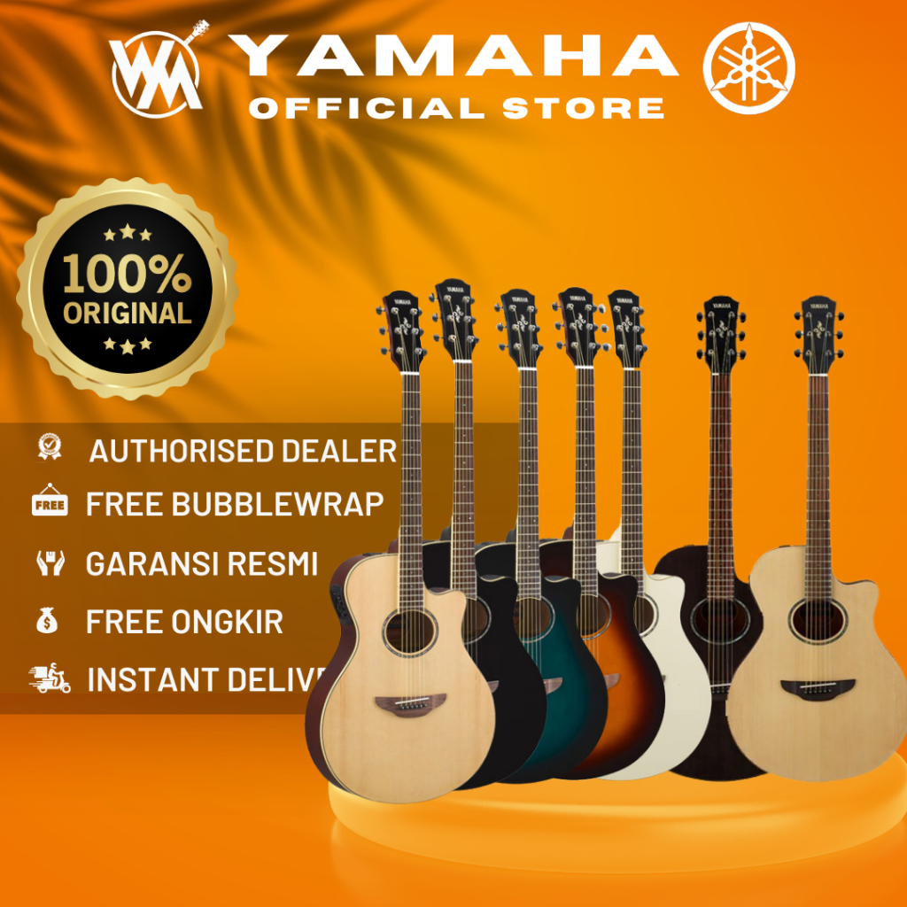 Yamaha Gitar Akustik Elektrik APX 600 / APX600 / APX-600 - (Tersedia 5 Warna)