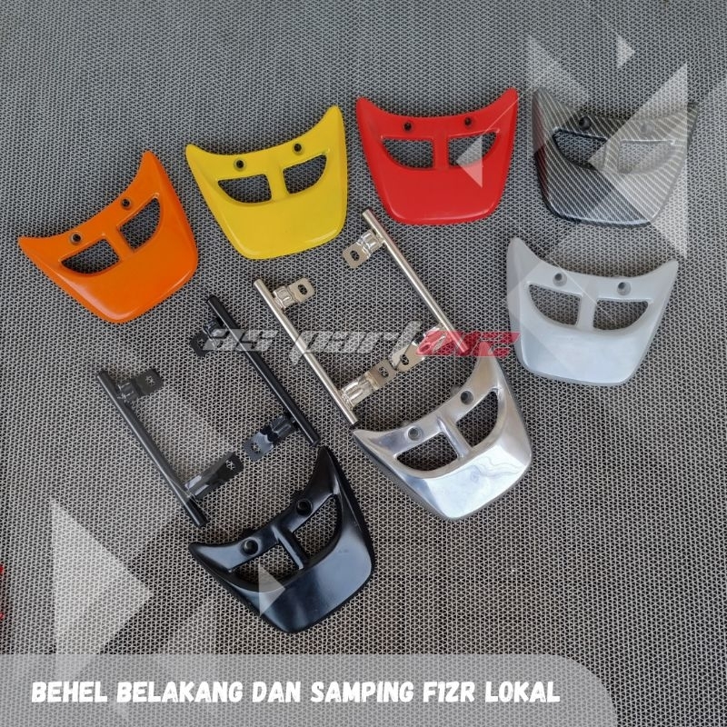 BESI BEGEL BEHEL BELAKANG F1ZR FIZR FORCE1 LENGKAP BEHEL SAMPING CHROME  DAN HITAM