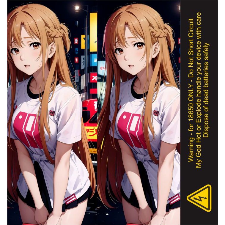 

Skin Wrap Battery Baterai 18650 bisa CUSTOM gambar sendiri