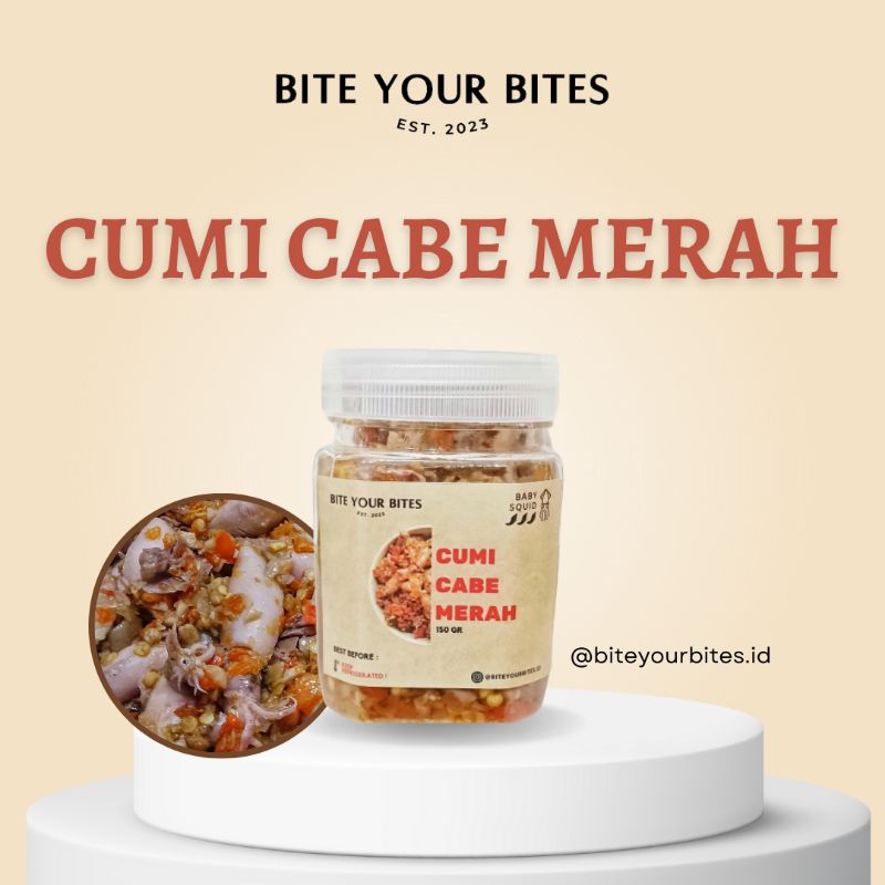 

Cumi Cabe Merah - Bite Your Bites 150 gr