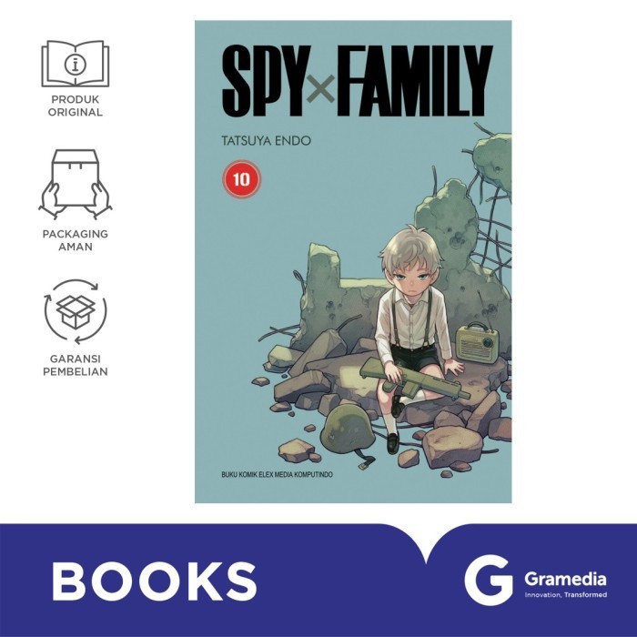 Gramedia MKG - Komik Spy X Family 10 - ENDO TATSUYA