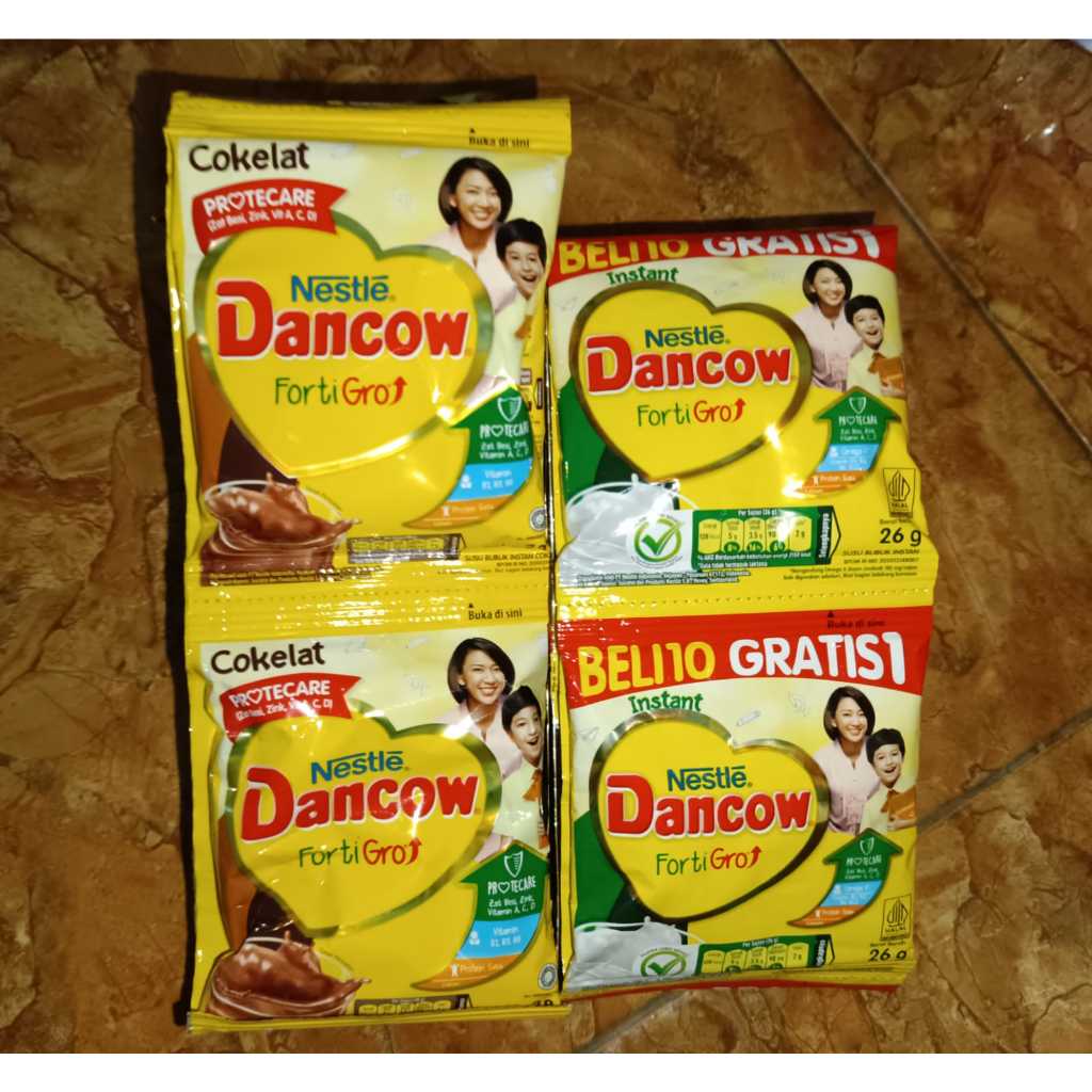 

DANCOW fortigro susu bubuk RENCENG ( ISI 10 ) PROMO !!!