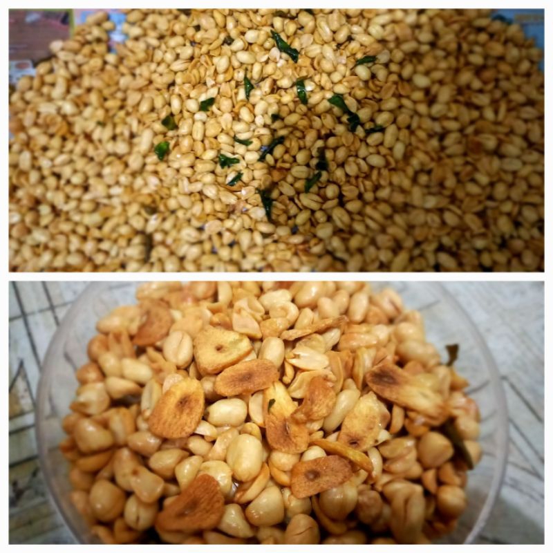 

Kacang Bawang Daun Jeruk Kriukk Gurih 500 gr ukuran Kacang sedang