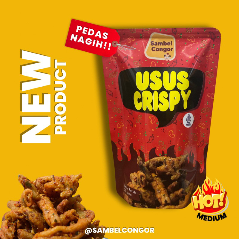 

Sambal Congor Usus Crispy 75gr dan Pilus Cikur 100gr