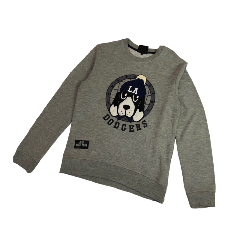 Crewneck Sweatshirt MLB Dodgers Bordir Towel