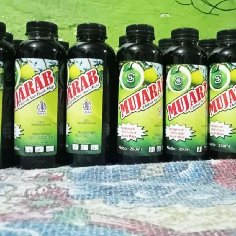 

mujarab (ekstrak sari buah maja)