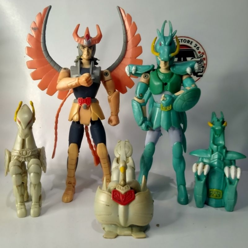 Action Figure Saint Saiya Phoenix cloth & Dragon Shiryu Vintage TAKE ALL