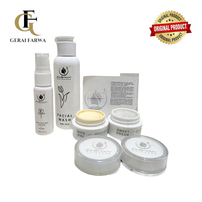 Im Qween Skincare Paket Acne Lengkap Flek Sabun Cair Original Pemutih Wajah