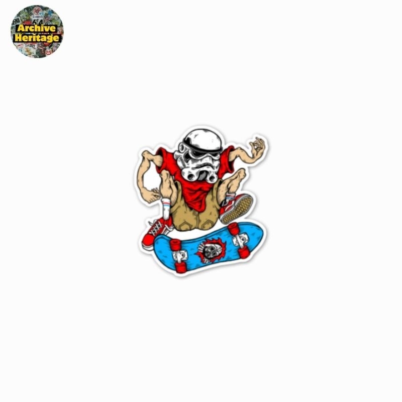 

sticker skateboard star wars logo skate stiker