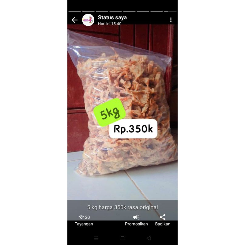 

jamur krispy rasa original