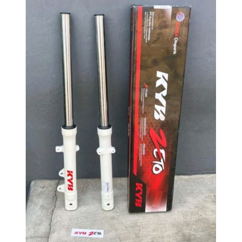 SHOCK DEPAN KYB ZETO PRESISI TAHAN LAMA VIXON AS33 (PUTIH)