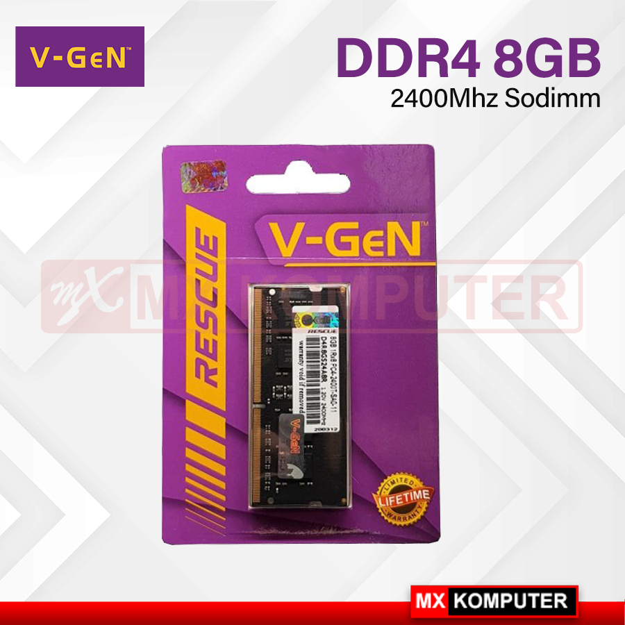 RAM VGEN DDR4 8GB 2400 mhz Sodimm  Rescue 8GB PC19200 Memory Laptop VGeN