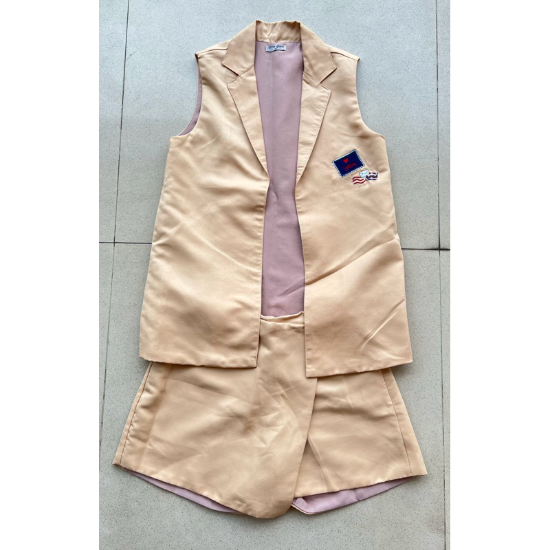 Little Glam Set Vest n Skort size XL - second