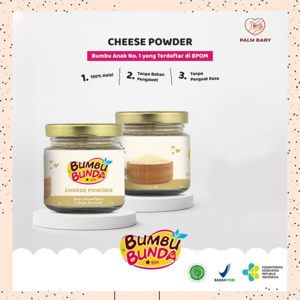 

Bumbu Bunda Elia Cheese Powder Sehat Non MSG Non Pengawet