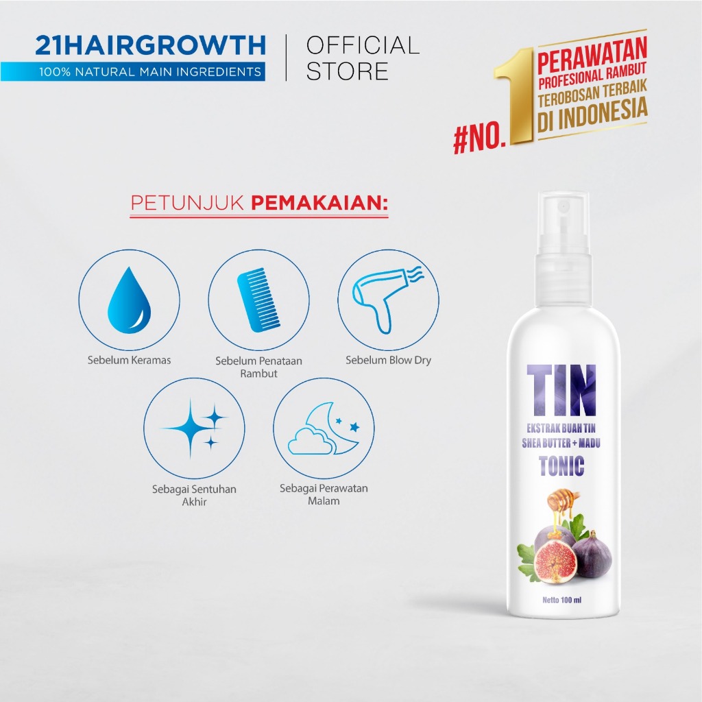 21 Hair Growth - Tonic tin 100ml - 100ml
