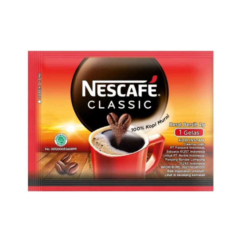 

[AYOBUY.ID] NESCAFE CLASSIC 2g 1 RENCENG (ISI 10)