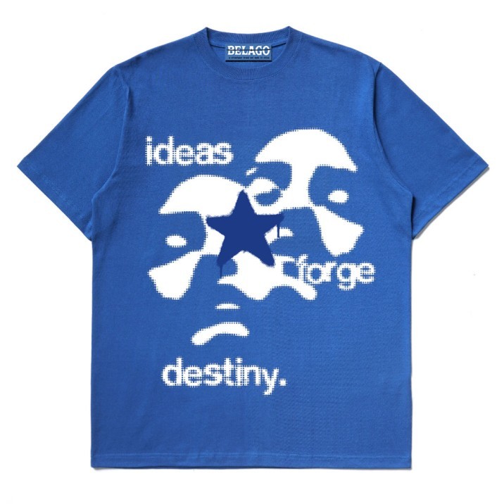 Belago Apparel - T-shirt Destiny Star Blue Tees