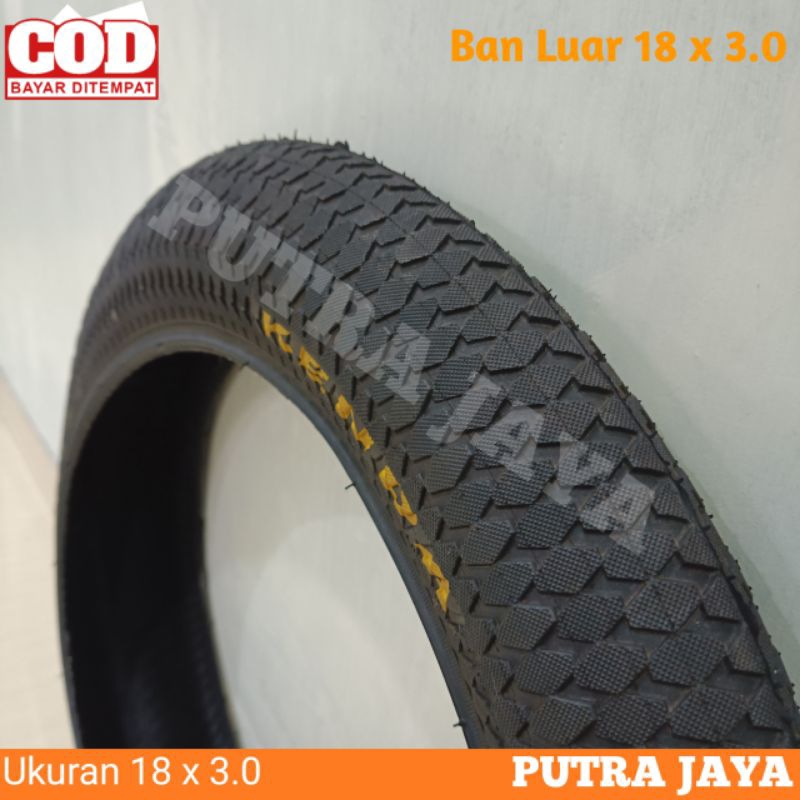 Ban Luar 18 x 3.0 Sepeda Ukuran 18 KENDA plus ban dalam sepeda anak BMX murah High Quality