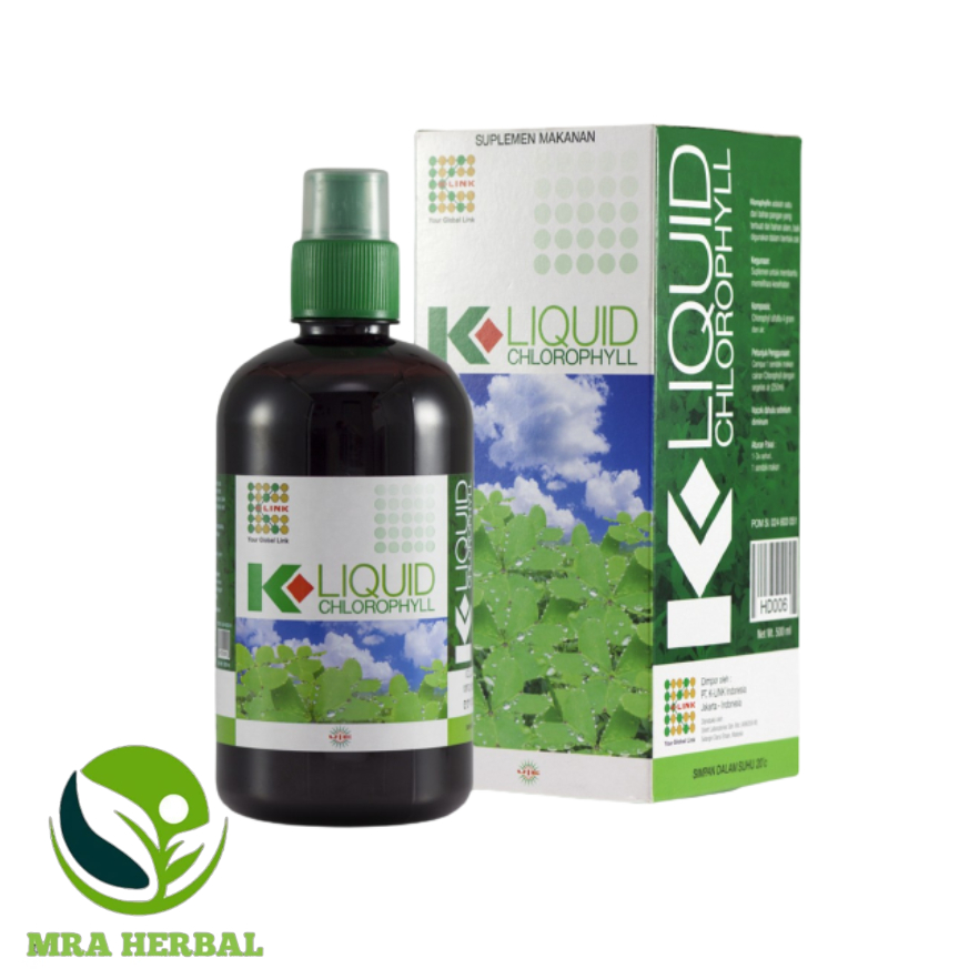 Klorofil | K Liquid Chlorophyll | Suplemen Kesehatan | Klorofil 500 Ml