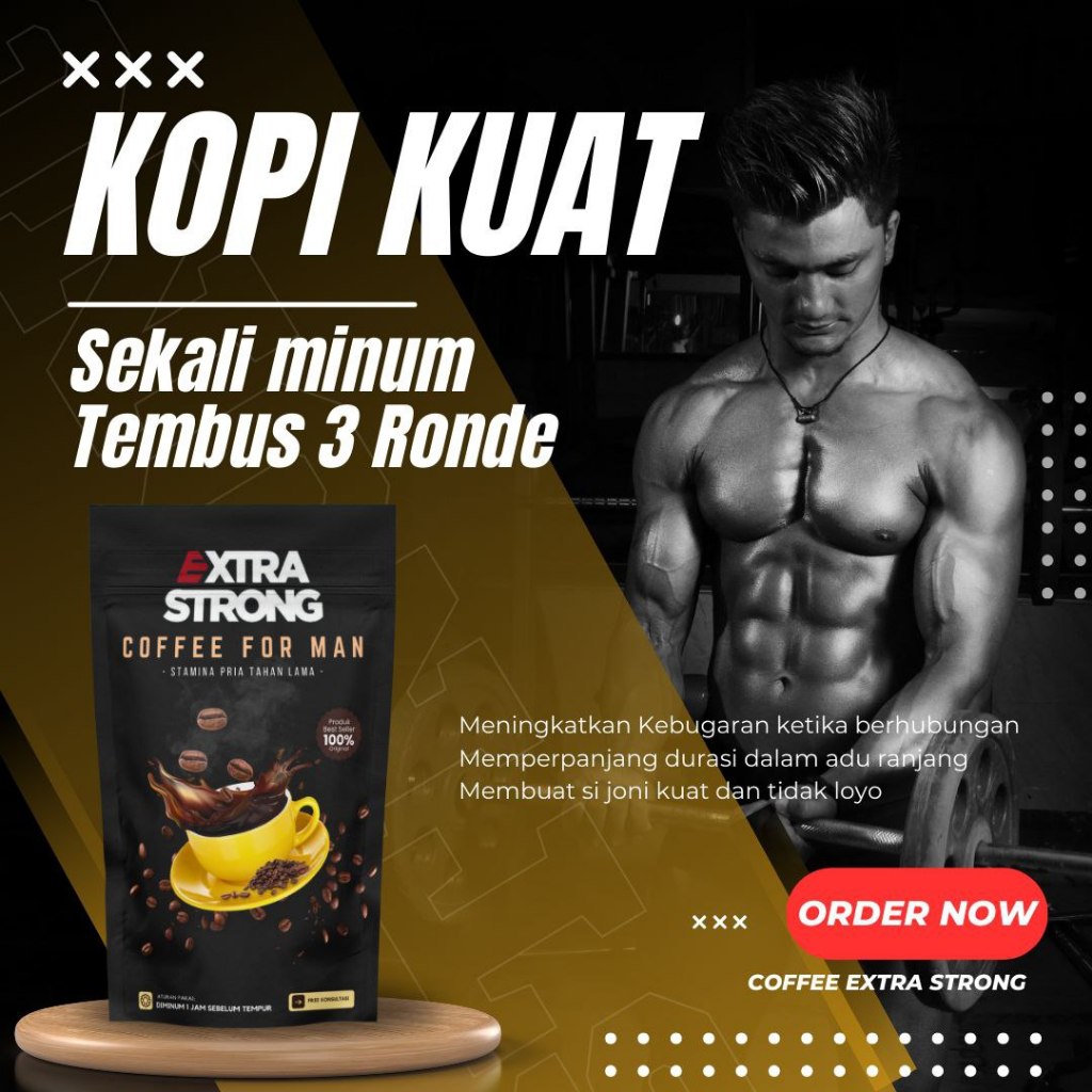 

Kopi Nikmat Obat Kuat Herbal Pria Permanen Tahan Lama Sampai 3 Jam Original 100% Bpom, Penguat Pria Di Ranjang, Penambah & Meningkatkan Stamina Vitalitas Pria