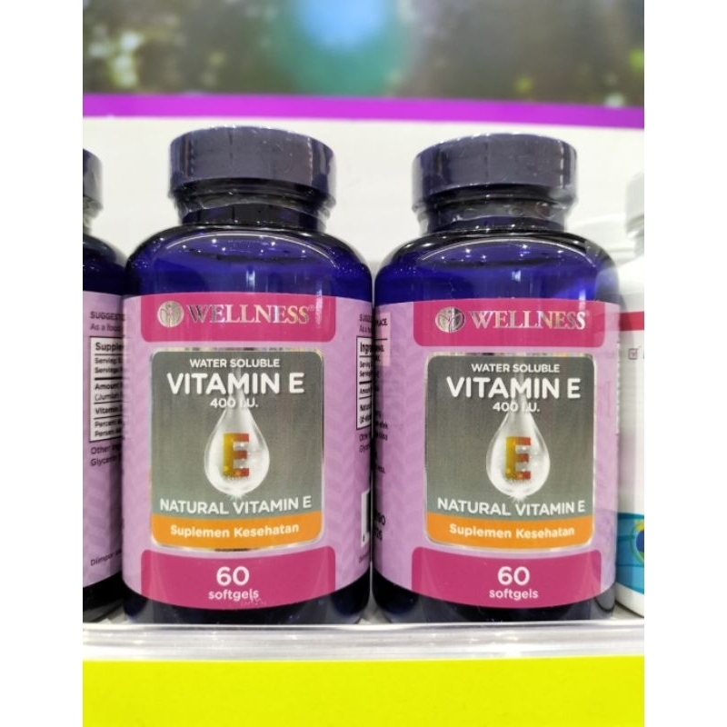Wellness Vitamin E 400iu '60 watersolube