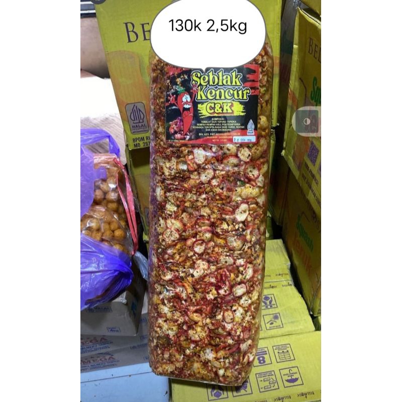 

kerupuk seblak kencur