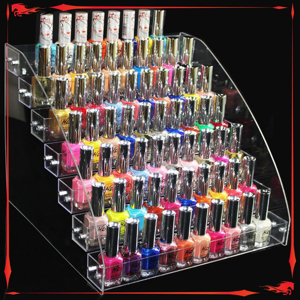 Rak Organizer Acrylic Rak Tempat Lipstick Rak Tempat Kutek 7 Tingkat High Quality TOP392