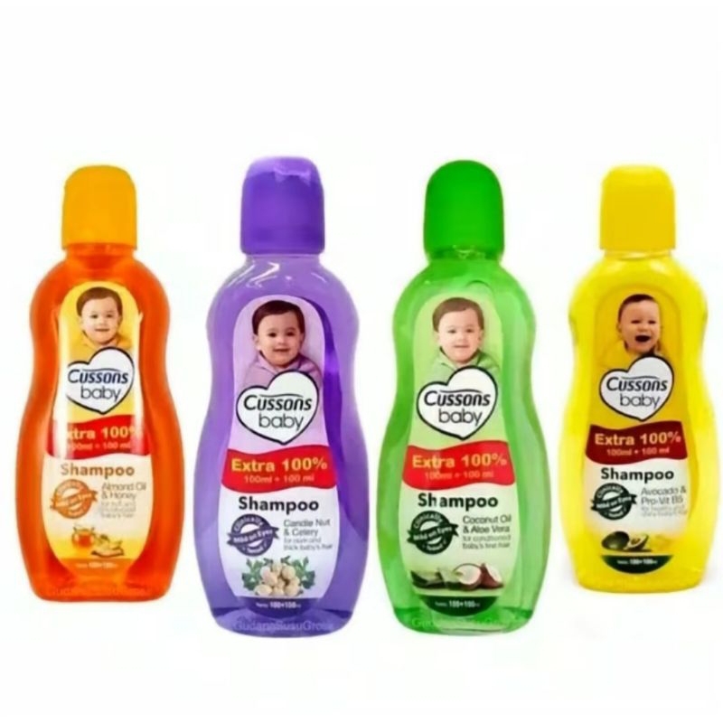 Cussons Baby Shampoo 100+100 ml / Shampo Bayi / Shampo Cussons / Shampoo Baby