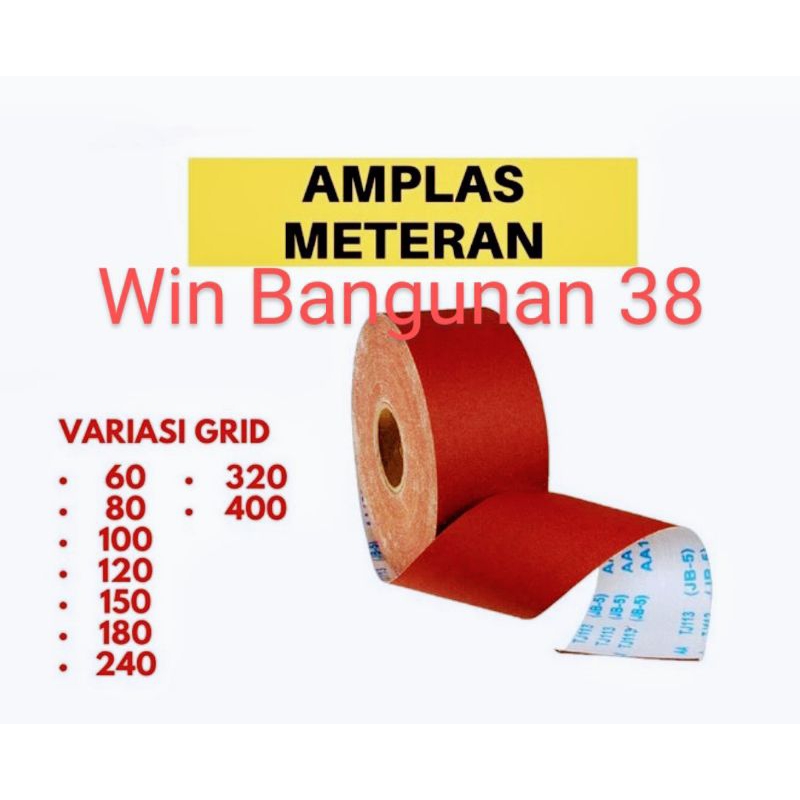 Amplas Meteran kasar Dan Halus/Amplas Meteran Grade  80--400