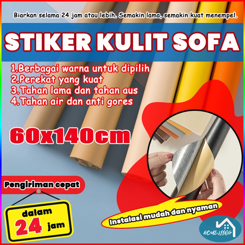 [Versi tebal]stiker kulit kursi sofa rekat stiker kulit sofa tempel stiker kursi